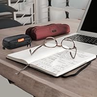 Vista 6 de GLCON Funda Rectangular Pequeña Rígida de EVA - Funda Portátil de Protección para Auriculares con Cremallera para Auriculares, Audífonos, Unidad