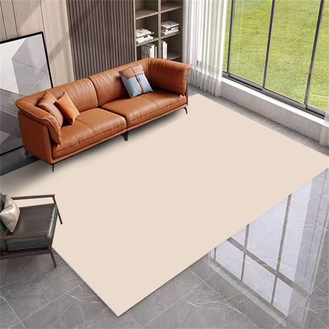 Tapis de salon de style simple, tapis chambre bébé doux