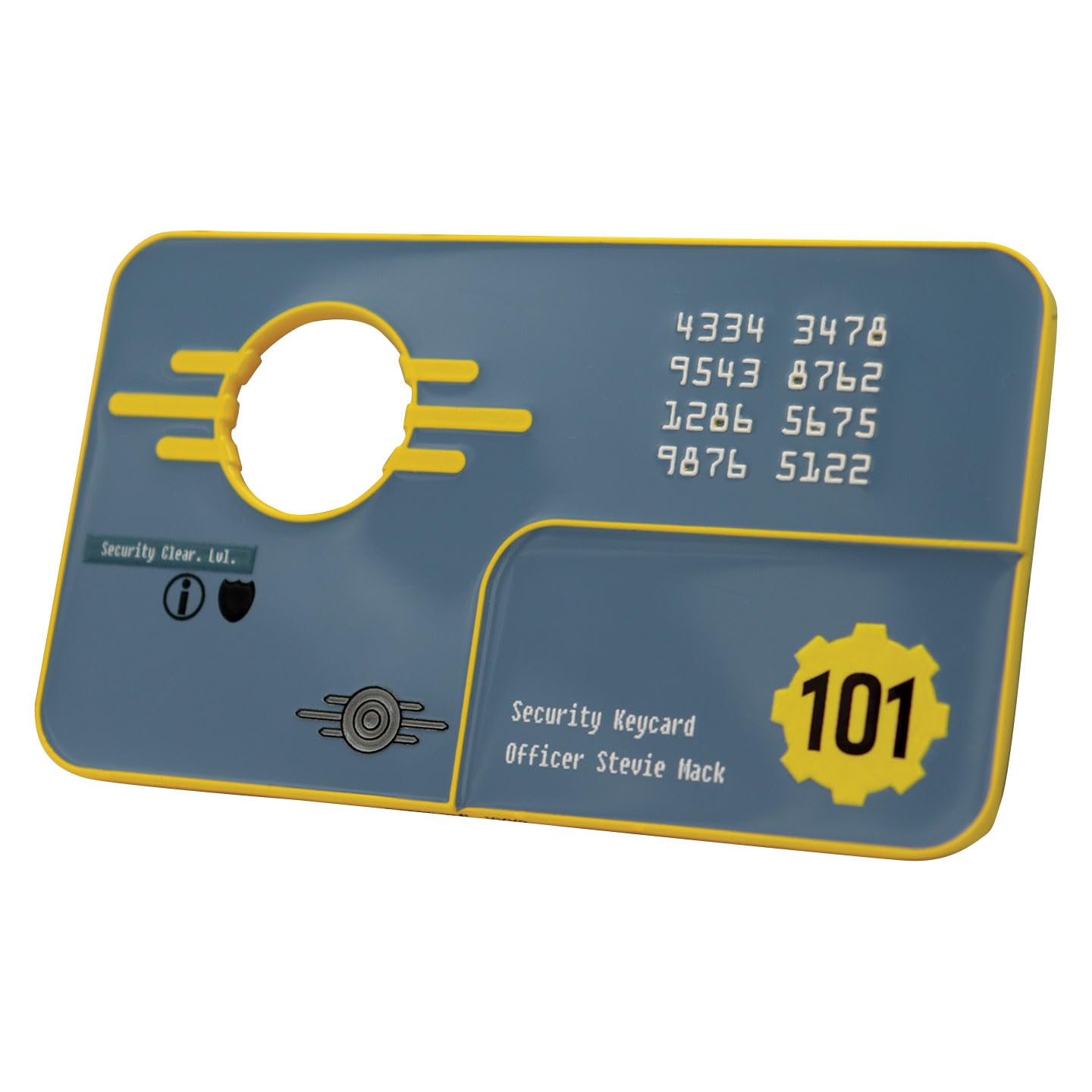 FaNaTtik Fallout 3 Vault 101 Security Keycard Metal Replica - Limited Edition, Numbered Collectible (5000) - Image 3