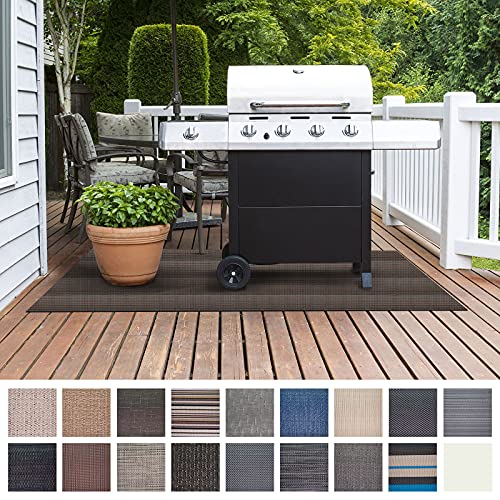 Floordirekt Grillschutzmatte | Schwer entflammbar | 2 Größen | 5 Designs | Grillmatten zum Grillen im Garten | Outdoor Matten für den Grill (90 x 120 cm, Modena)