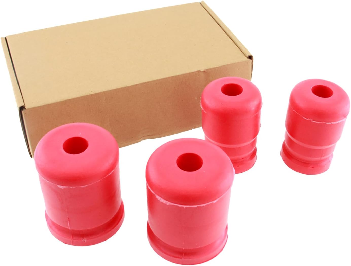 1-1303 1-1304 4Pcs Front & Rear Bump Stops Kit Replacement for Jeep Wrangler JK JKU Sport Rubicon Sahara Freedom Unlimited 2007-2018 Polyurethane