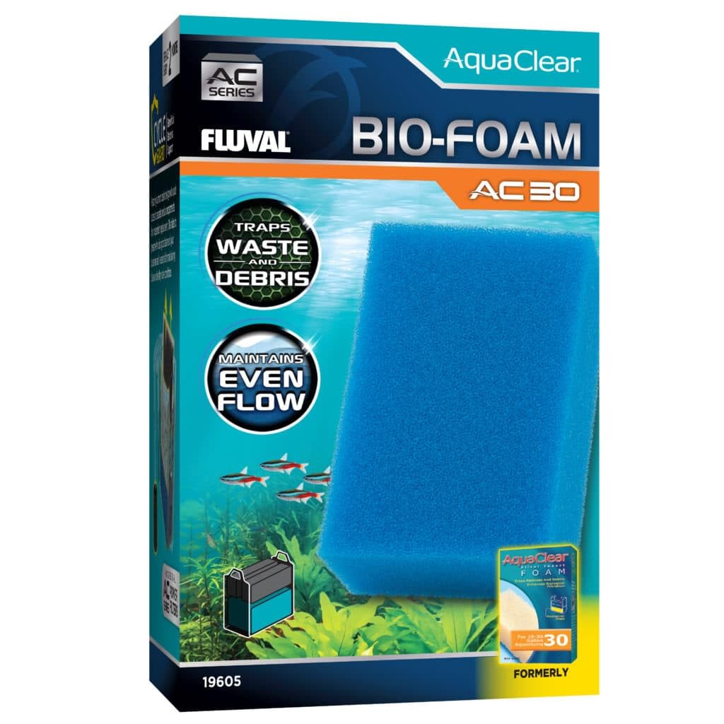 Bio-Foam Blue for Aquarium Filter Backpack AquaClear AC30, Pack of 1