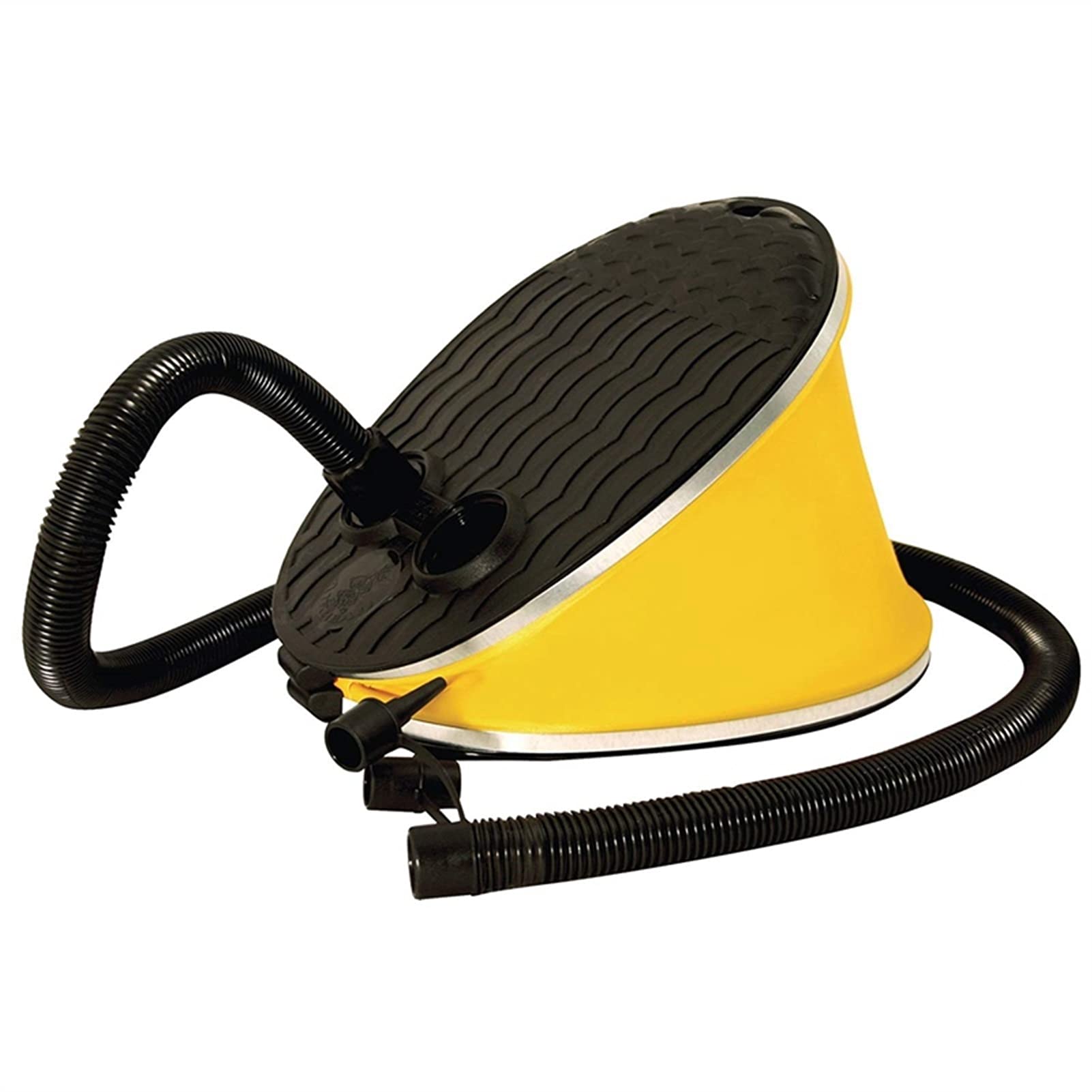 Bomba de aire eléctrica Bomba de pasador corrugado Bomba de aire para kayak Bomba de pie de fuelle La bomba de aire es adecuada para la mayoría de las válvulas para botes inflables y tablas de remo