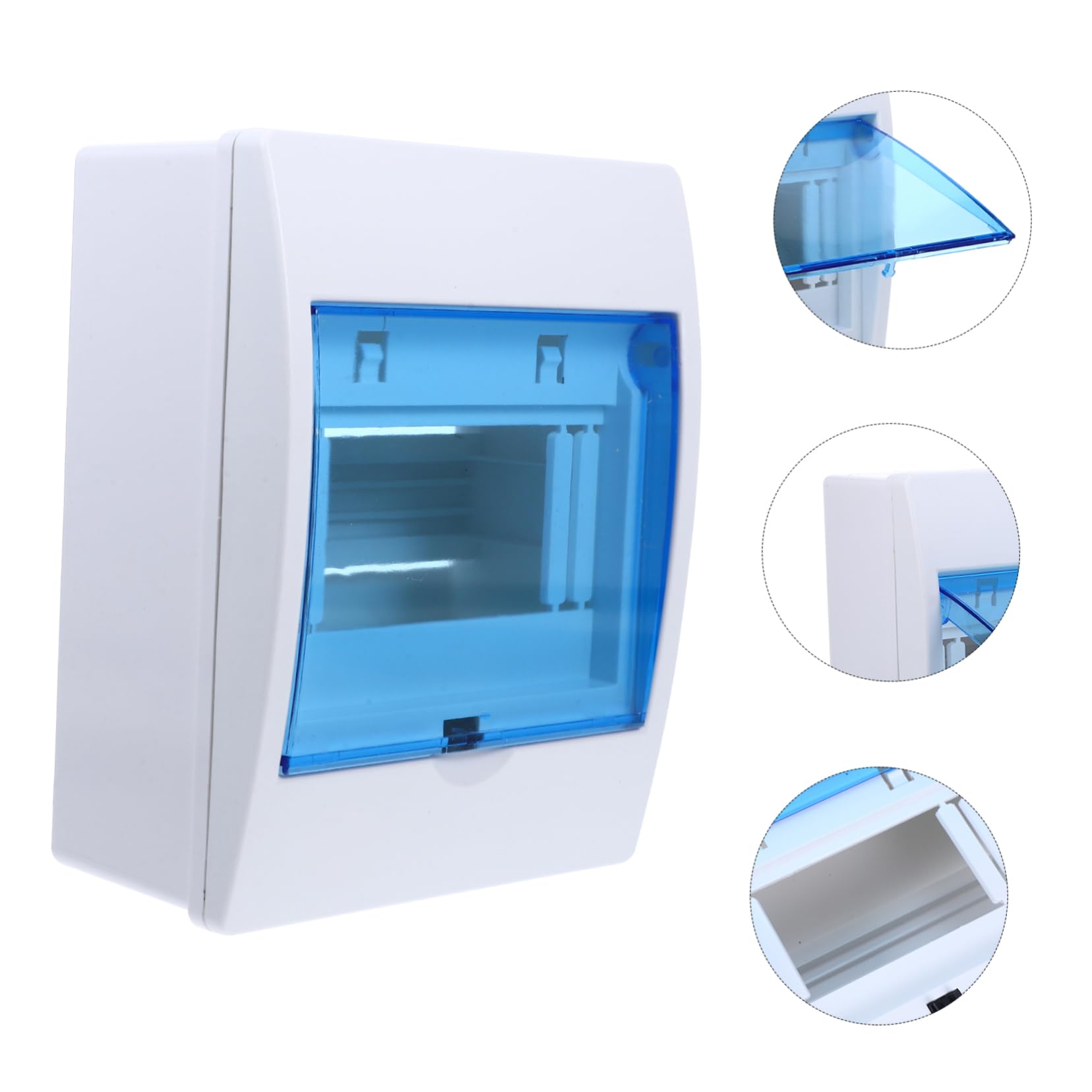 Lurrose 5 Pièces Boîte de protection des fuites extérieur résistant aux intempéries enceinte Couverture Imperméabiliser preuve boîtes de distribution d'énergie boîtier en plastique