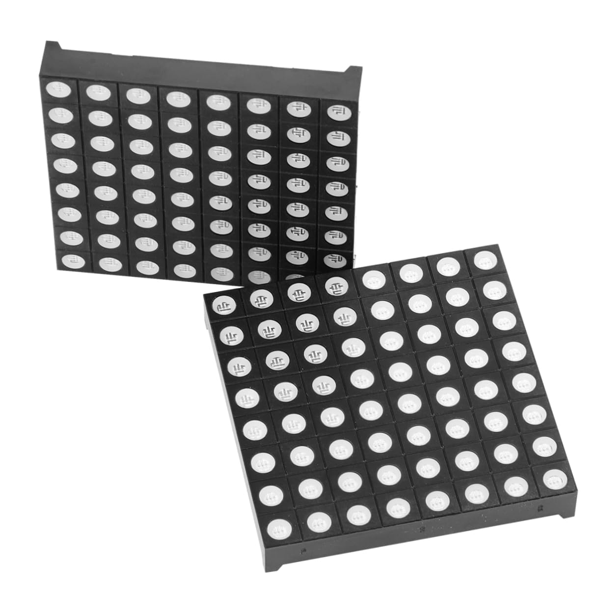 Operitacx 4pezzi Modulo Led Matrix Rgb Anodo Facile Controllo Microcontrollore Per Progetti e Decorazioni Illuminate
