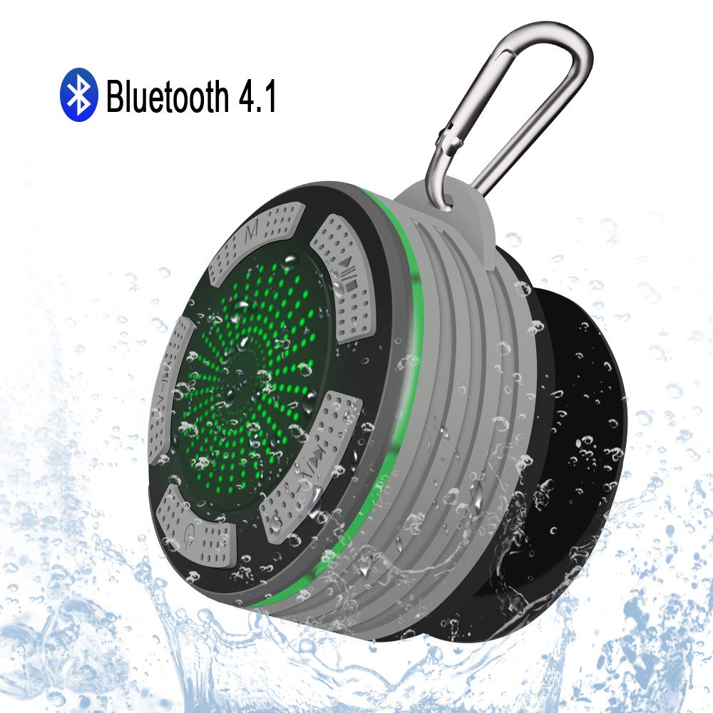 bluetooth suction cup shower speaker