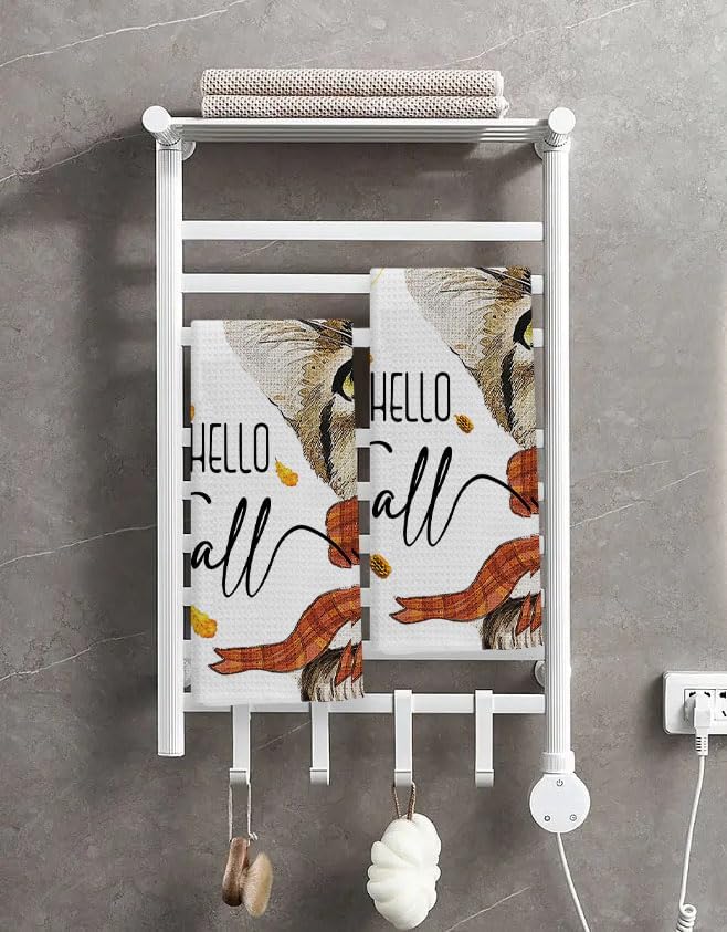 Miniatura 7 de Toallas de cocina de otoño, toallas de mano con hojas de arce para cocina, decoraciones de otoño para el hogar, decoración de cocina de otoño,