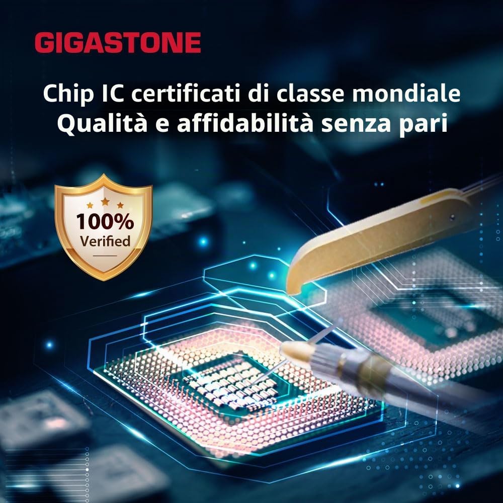 【RAM DDR5】GIGASTONE Bianco Game Pro RAM 32GB (2x16GB) DDR5 32GB DDR5-5600 MHz PC5-44800 CL40 1,25 V 288 pin unbuffered non ECC UDIMM per PC Gaming modulo di memoria (SOLO Desktop)