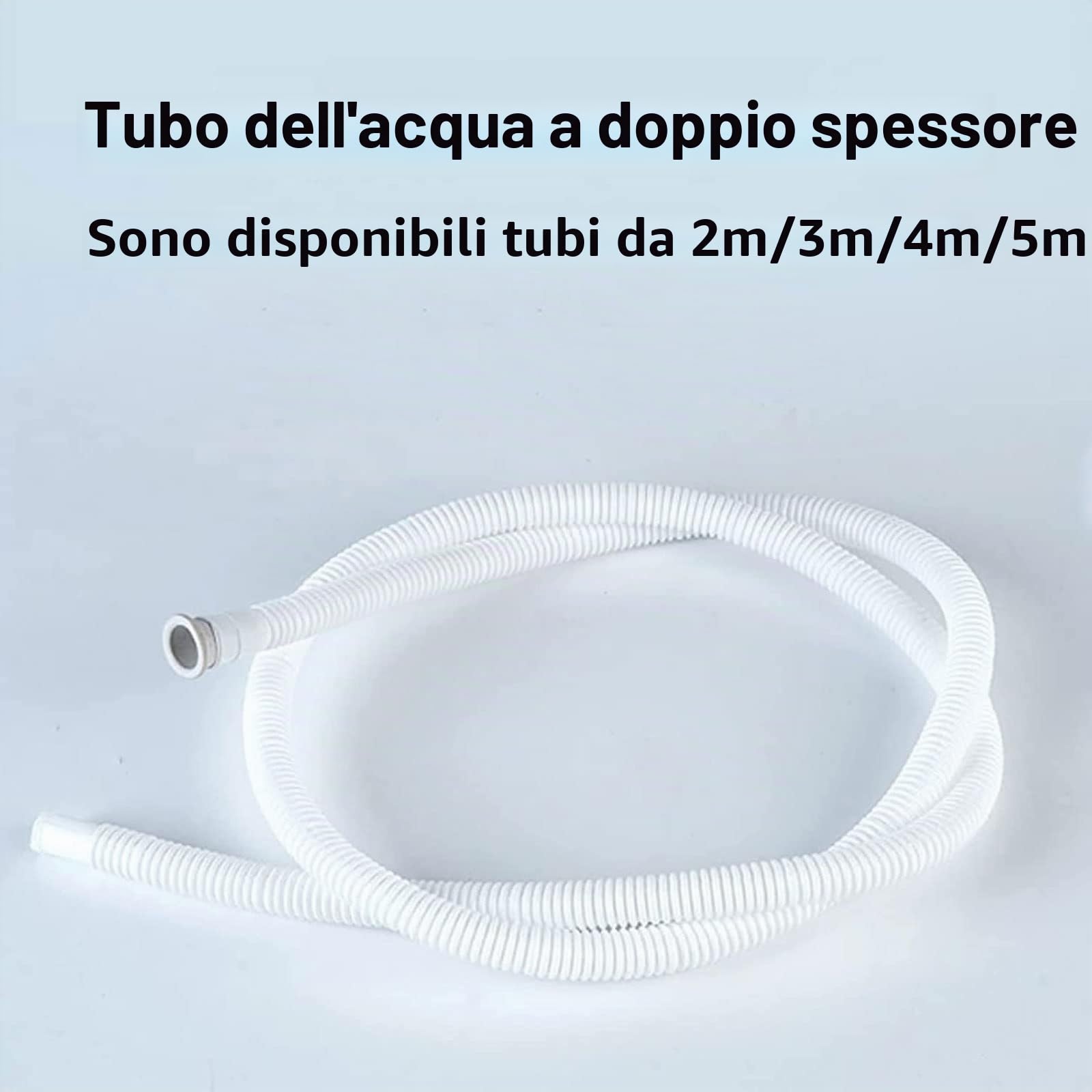 CondizionatoreVassoio di Gocciolamento dell'Acqua del Kit di Scarico Universale per Condizionatore d'Aria con Tubi di Scarico E Kit di Installazione Materiale Pp (Size : 1-2P-2M)