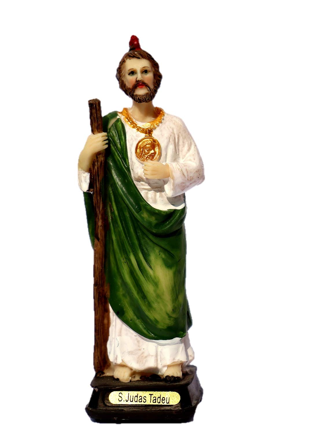 Buy Holy Religious Idols of Sacred Heart of Jesus Christ Premium Statue Showpiece (Green) Online