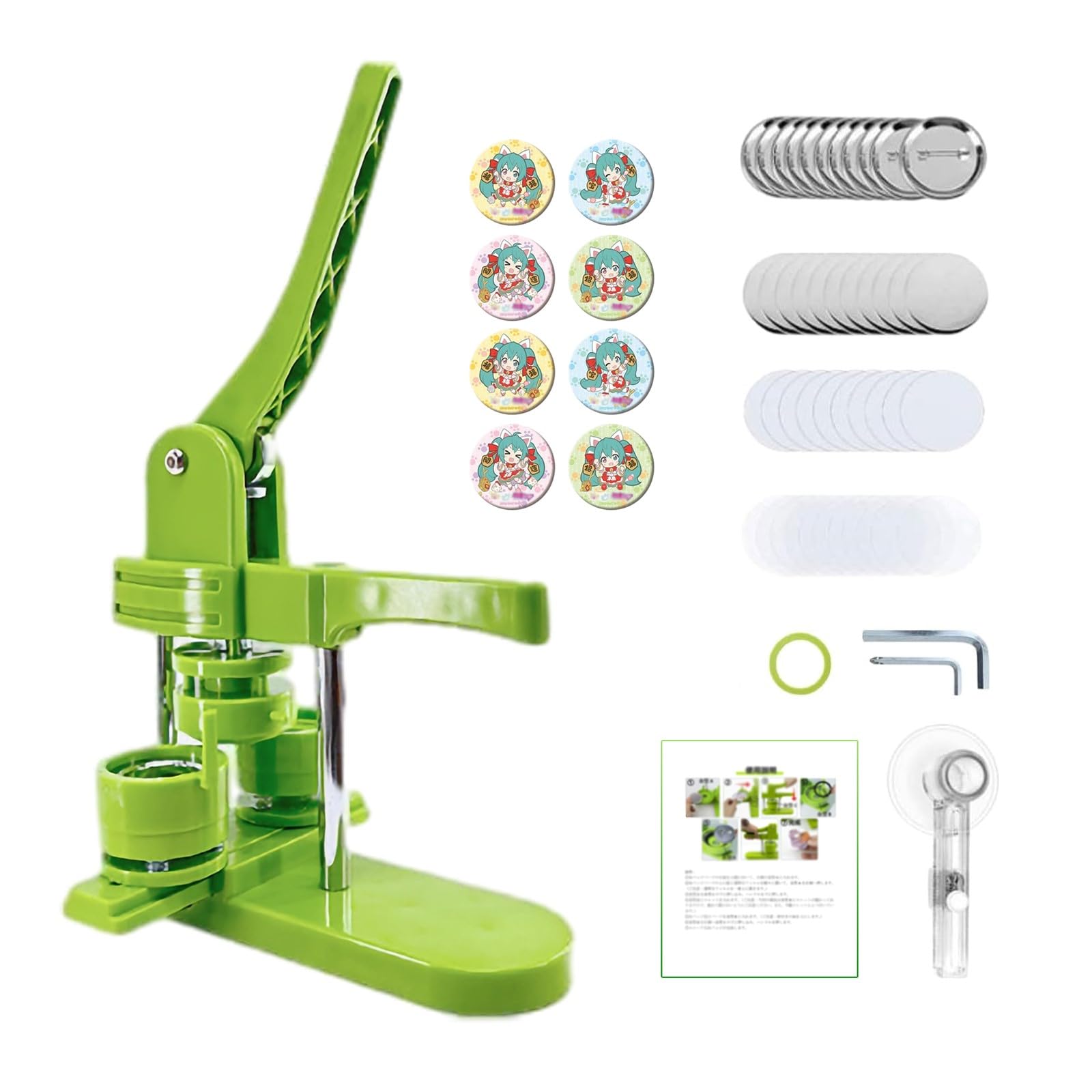 Amazon.co.jp: SASATO 缶バッジマシン 缶バッチメーカー 缶バッチ