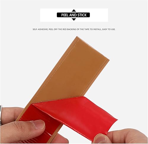 Miniatura 7 de ZEYUE Tiras de cubierta de suelo de perfil de transición, tira de transición de vinilo, barra de puerta, borde de piso, tira de unión de piso