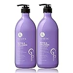 L LUSETA Biotin & Collagen Shampoo & Conditioner Set (2 x 33.8oz) - Thickening for Hair Growth, Infused with Argan Oil to Repair Dry, Damaged Hair