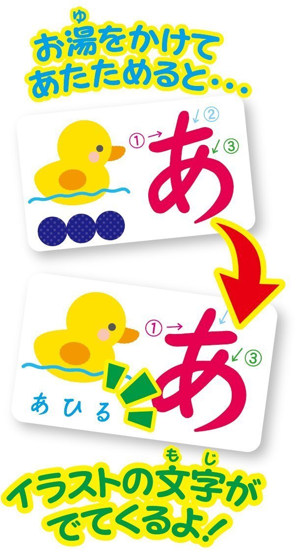 【中古】「未使用品」こたえがでてくる!  おふろでスタディ  ひらがな Amazon | こたえがでてくる! おふろでスタディ ひらがな | 人形