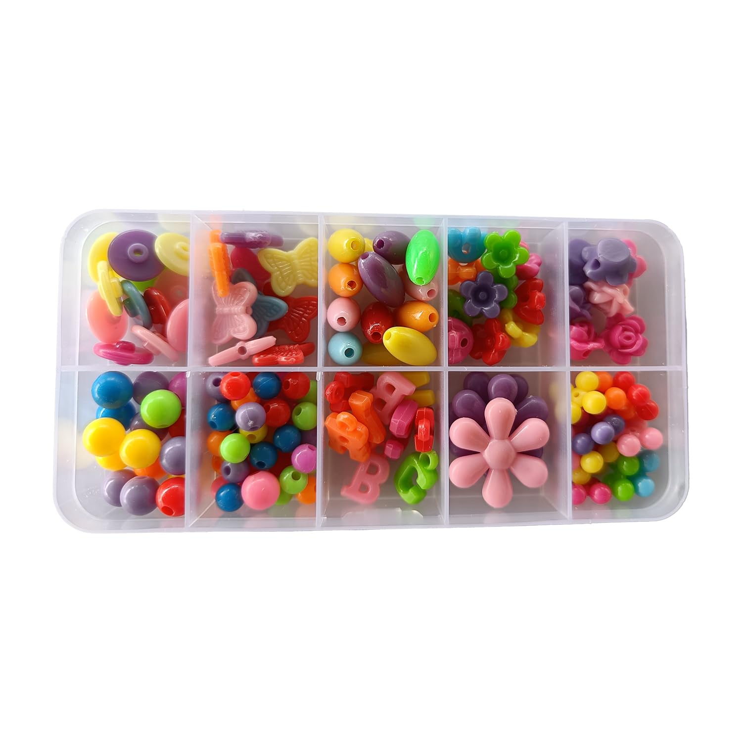 SYGA Beads for Kids Crafts Childrens Jewelry Making Kit DIY Bracelets Necklace Hairband and Rings Craft Kits Birthday for 4, 5, 6, 7-Year-Old Little Girls-Multicolor (DIYBeadsSet-101) (B0D49J91HZ) Amazon Price History, Amazon Price Tracker