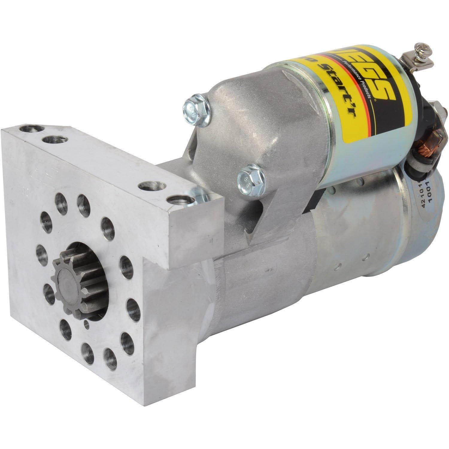 JEGS Heavy-Duty Mini Starter | Hitachi-Style | for Small Block and Big Block Chevy Engines | Made in USA