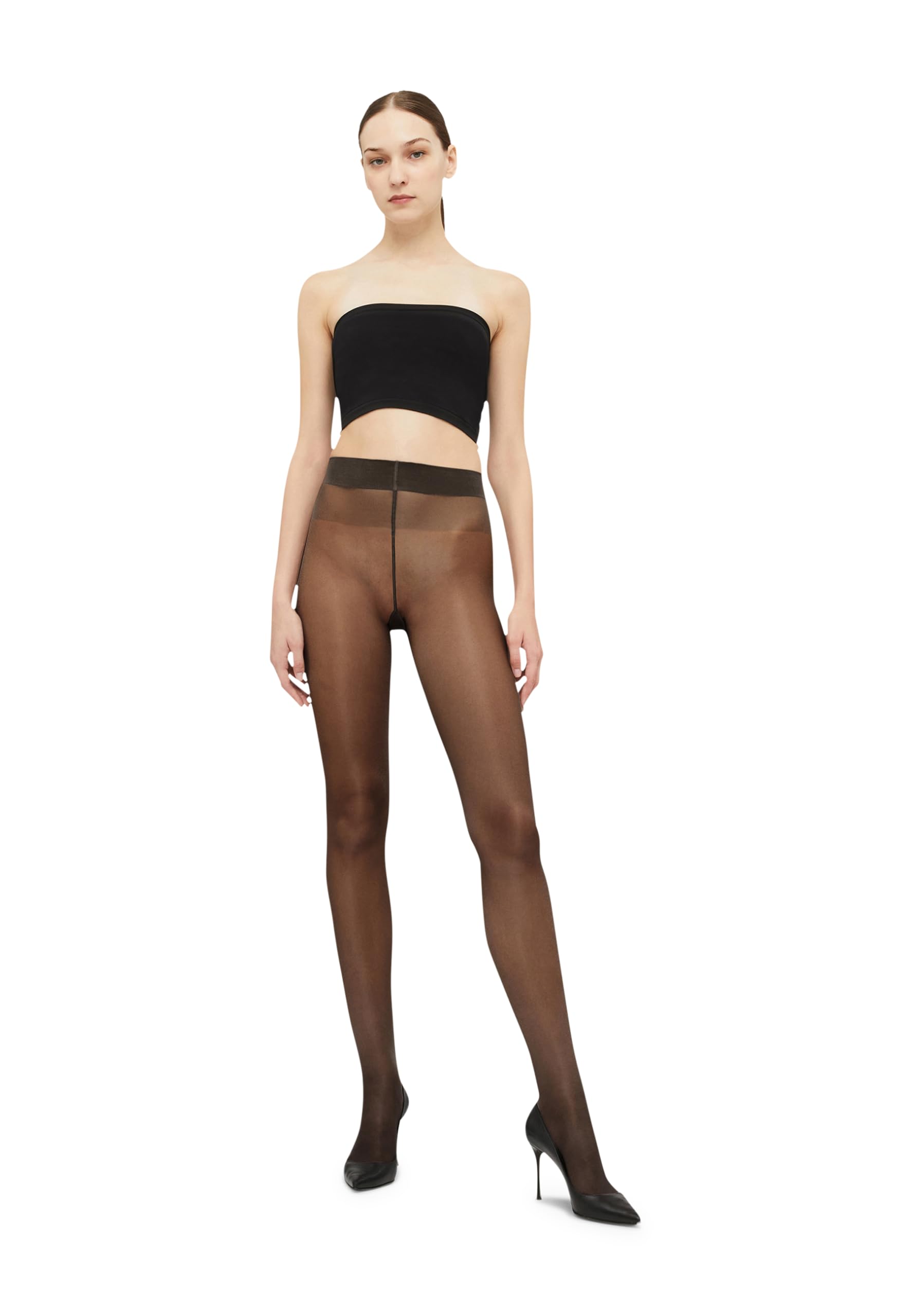 Wolford Satin Touch 20 Denier Tights For Women Soft Satin Feel Sheer Hosiery Extra-Wide Waistband Perfect for Any Occasion