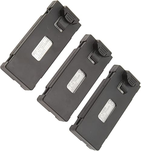 Kit de batería de litio para aviones RC de 3 piezas, batería de litio RC Drone para E88 E88Pro LS E525 E525 Pro (1800 mAh)