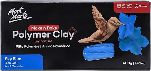 Mont Marte Make n Bake Arcilla Polimérica 14.11 oz - Azul Cielo
