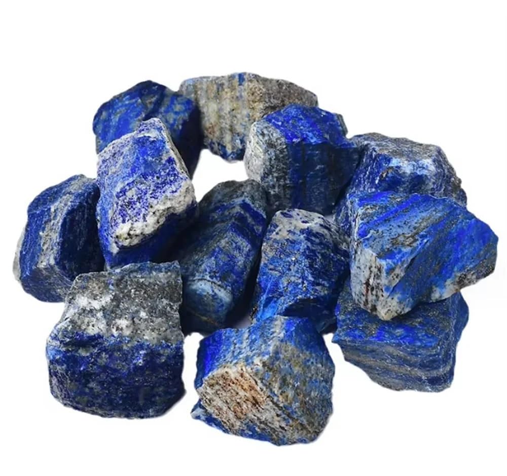 AARTERZZA 1 Bag 140-150g Raw Lapis Lazuli Stone Rough Crystal Stones Room Decor