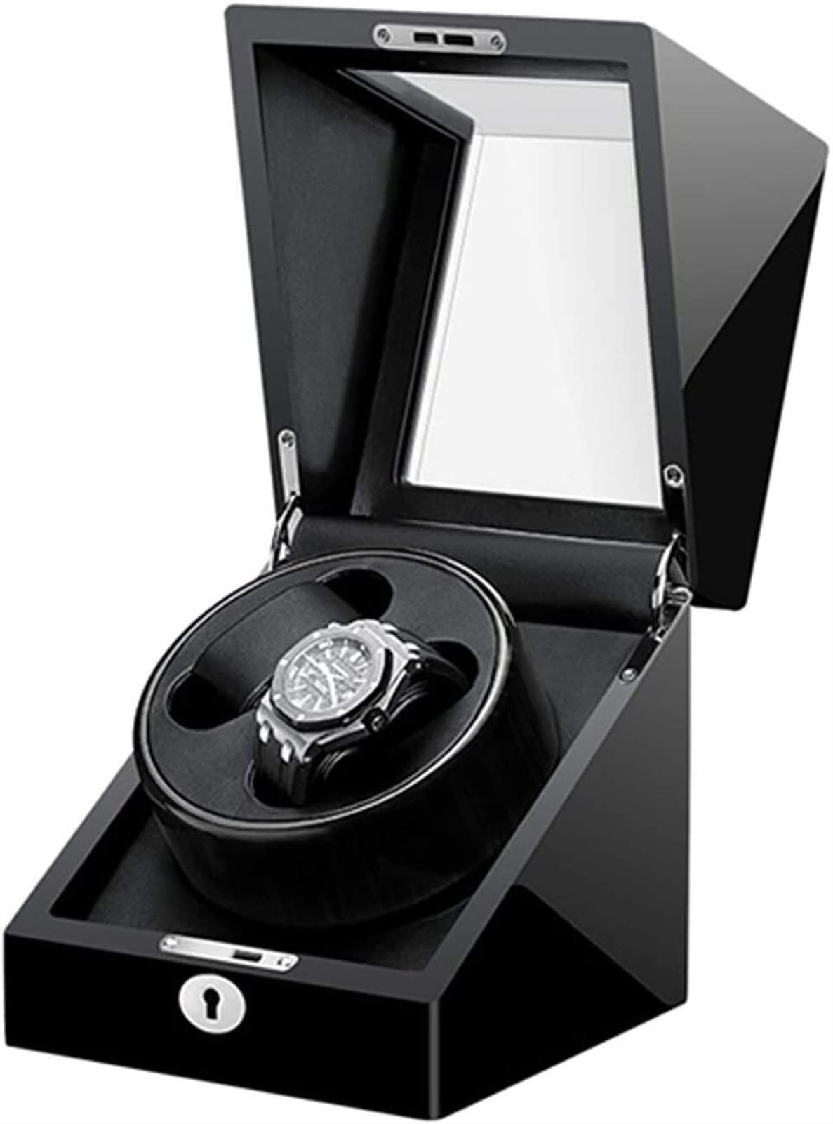 Remontoir montre automatique double en finition peinture piano de luxe