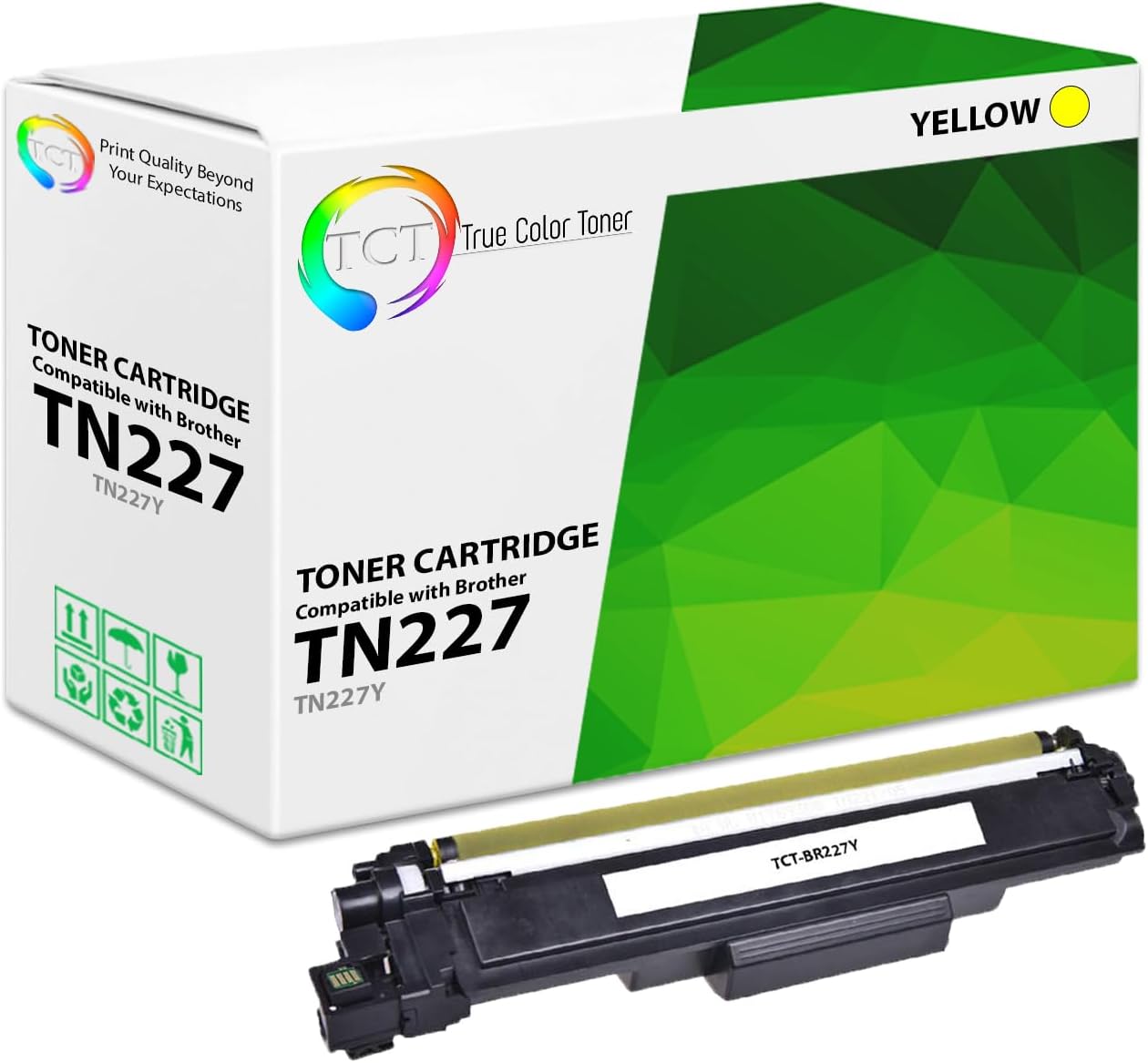 TCT TN227 Magenta Toner Cartridge - Compatible Replacement for Brother TN227 TN-227 TN227M Magenta Works with Brother HL-L3210CW MFC-L3710CW L3750CDW DCP-L3510CDW Printers (2,300 Pages)