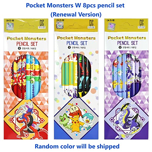 Set 8 lápices de grafito GASHINA STORY Poke-mon miniatura 2