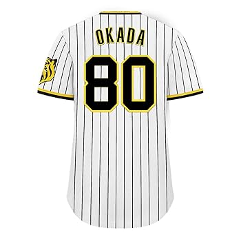 HANSHIN Tigers ユニフォーム OKADA 80 L HANSHIN Tigers ユニフォーム OKADA 80 L
