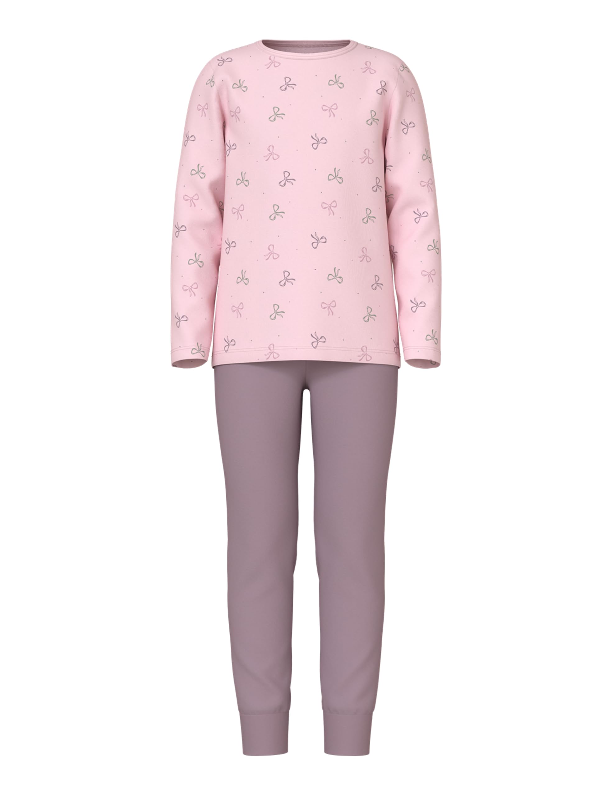 Nkfnightset Barely Pink Bow Noos