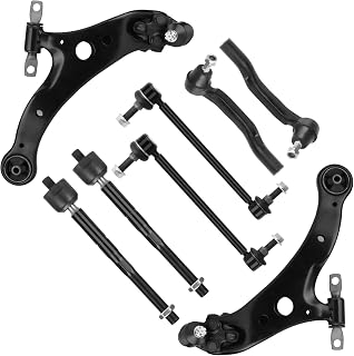 TadaMark Front Lower Control Arm Suspension Kit Fit for Toyota Sienna 2004-2010 with Ball Joint Tie Rods Sway Bar MS86170 MS86169 K80249-8 pcs