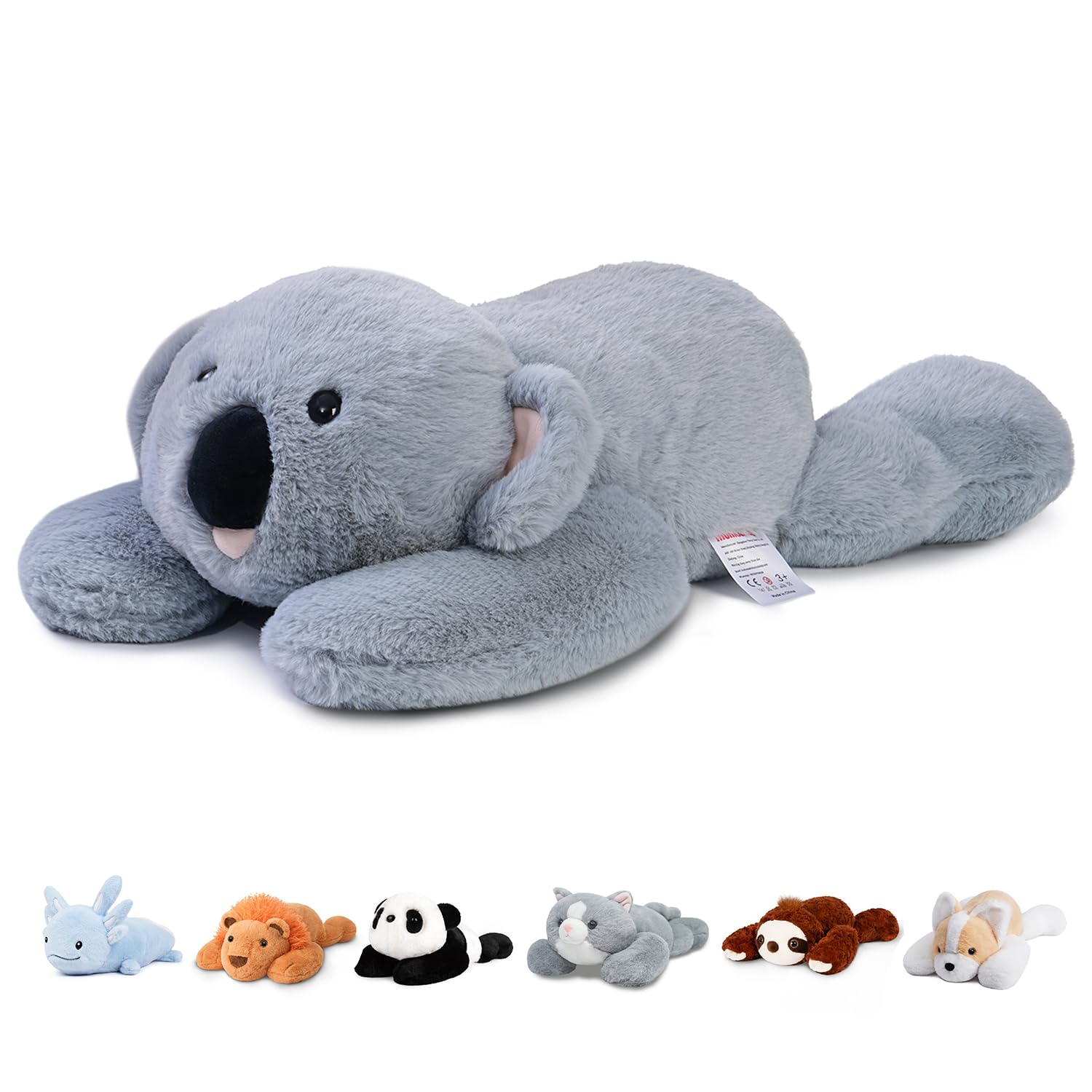 Niuniu Daddy Weighted Stuffed Animals, 20 in 3.3 lbs, Koala Calming Plush