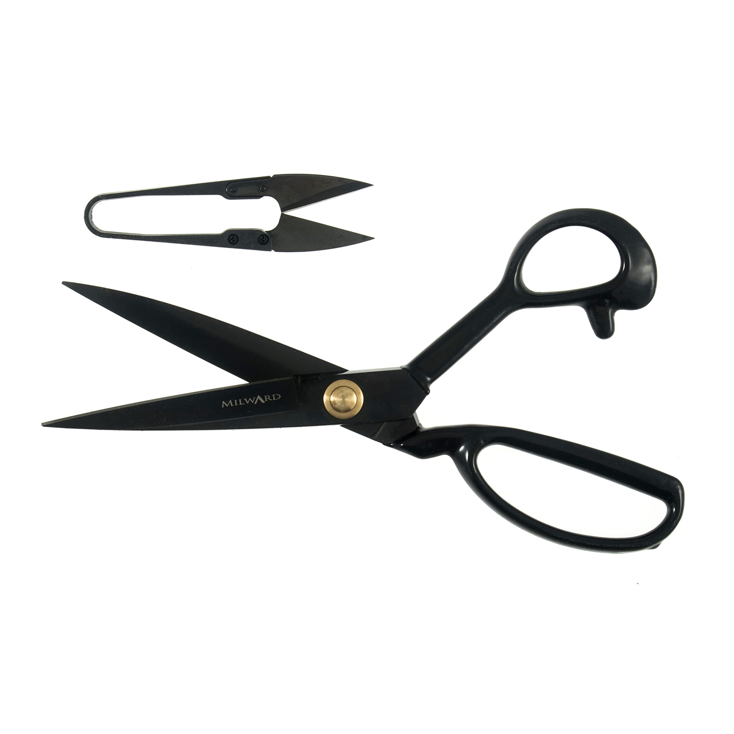 Milward Schneiderscheren-Geschenkset, schwarz, 23 cm Schneiderschere, 10 cm Fadenschneider, 2189025