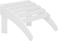 Vista 1 de WO Home Furniture Adirondack - Reposapiés otomano para patio al aire libre, 13.5 pulgadas, reposapiés plegable para silla Adirondack al aire libre