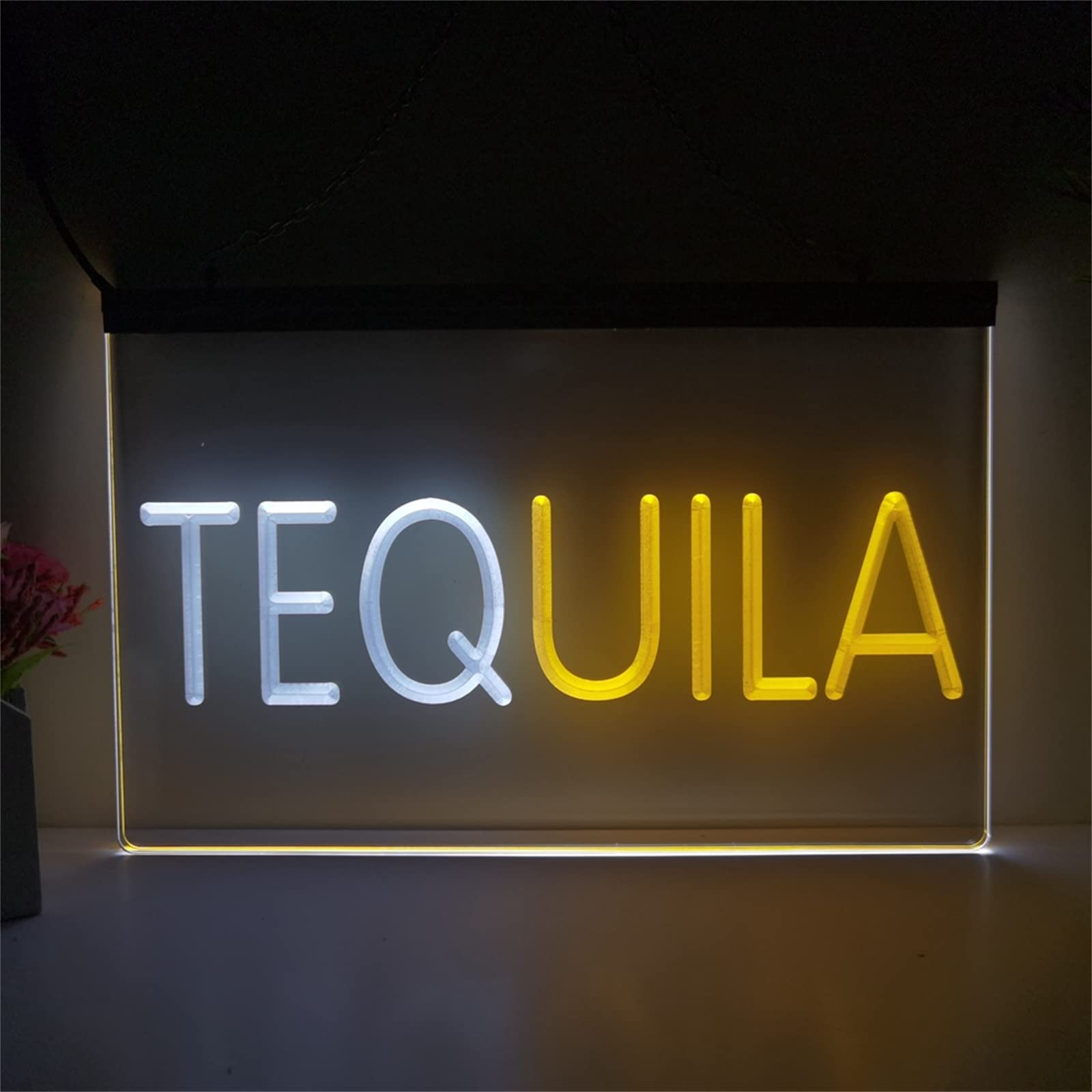Amazon.co.jp: Tequila テキーラ LED ネオンサイン、カスタム USB 電源