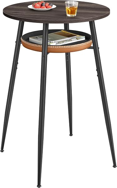 VASAGLE Round Cocktail Table