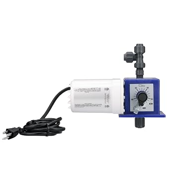 Pulsafeeder X030-XA-AAAC Chem-Tech Series 100, 30 GPD 4.72 LPH, 100 PSI 7 BAR, 115V, 60 Hz, Liquid End PVC Head, CSPE Seats/ORings, Ceramic Ball; Includes .38" PVC Suction & .38" PE Discharge Tube