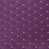 Vista 8 de Tela de espuma acolchada de vinilo de piel sintética de diamante con respaldo de espuma de 1/4 pulgadas de grosor para tapicería, cabeceras
