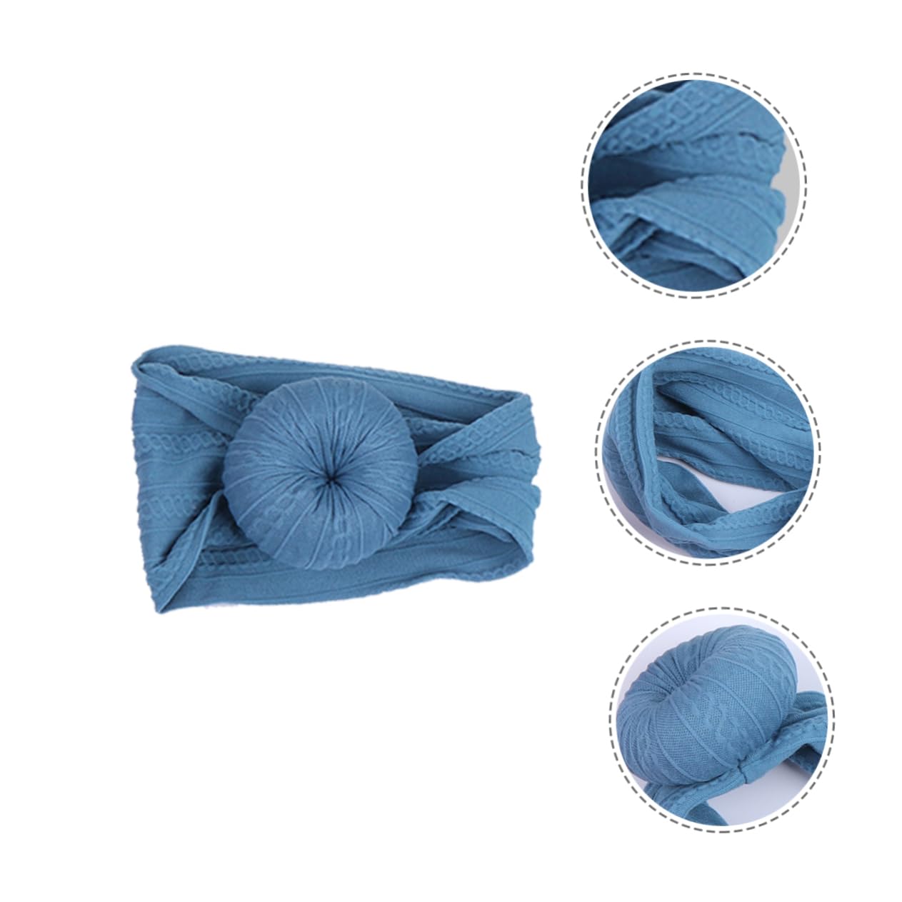 6pcs Boys and Girls Hair Bows Clips Newborn Headband Toddlers Boy Girl Turban Head Wraps