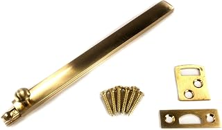 Surface Bolt 6 Inch Solid Brass Polished Brass