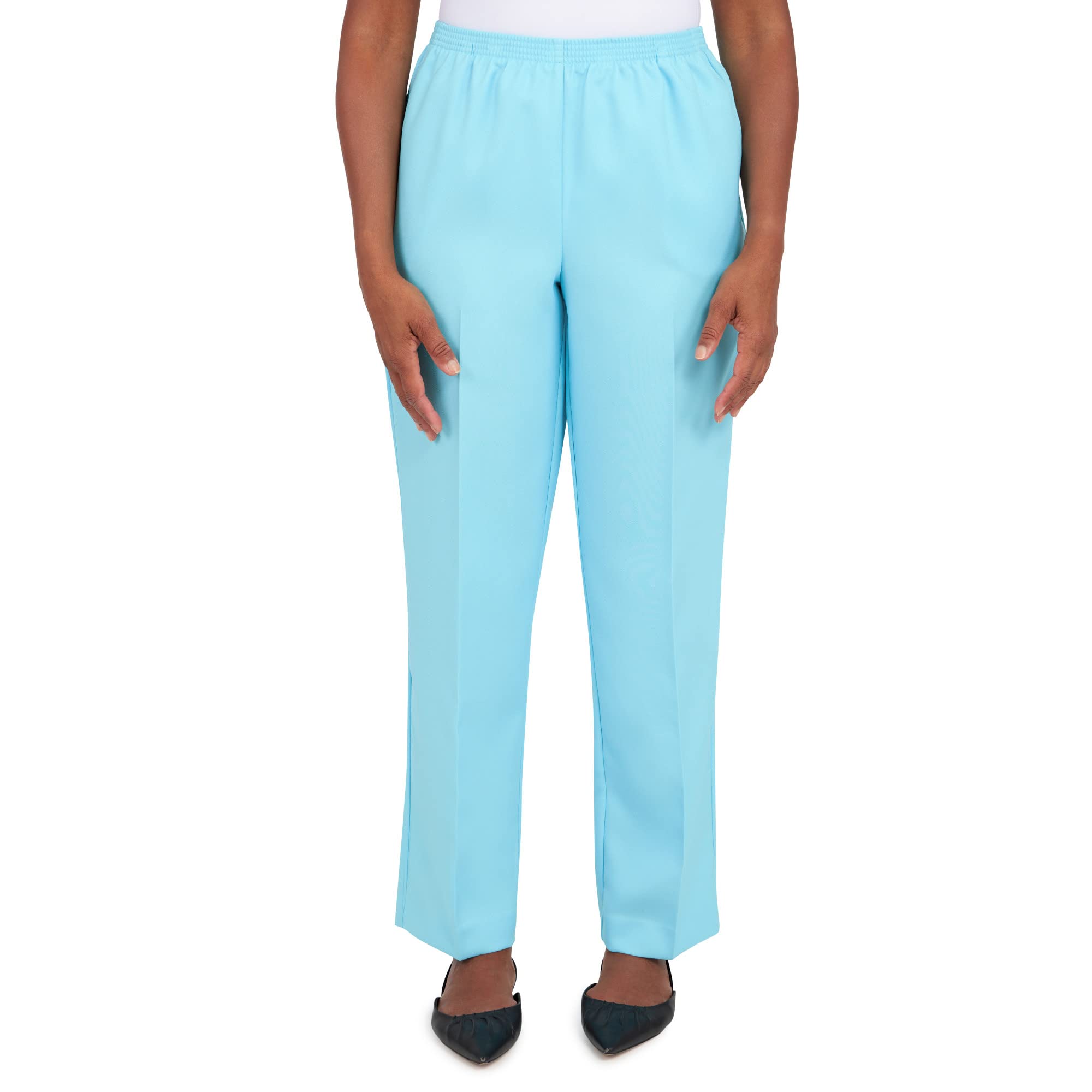Alfred Dunner Womens Classic Fit Average Pant