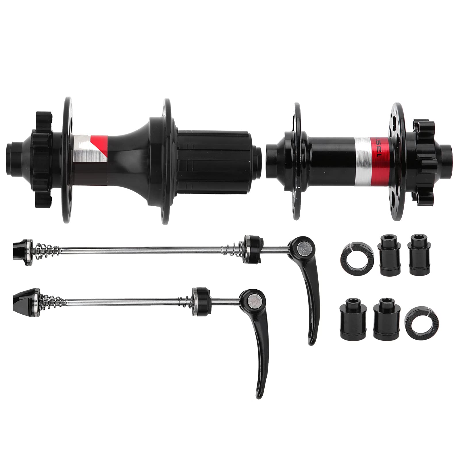 RiToEasysports Piasta Roweru Górskiego Piasta Rowerowa ze Stopu Aluminium 32H 8 do 11 Prędkości 72T Grzechotka 4 Uszczelnione łożyska oś Przelotowa Bez Użycia Narzędzi dla Osób Dojeżdżających do