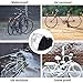 Maveek Bicycle Cover for 3 Bikes Waterproof Outdoor Storage Cycle Protection UV Rain Snow Proof Tarp Tent Shed for Bikes All Weather Dust Dirt Resistant Winter Summer Indoor Garage (Sliver/Black)
