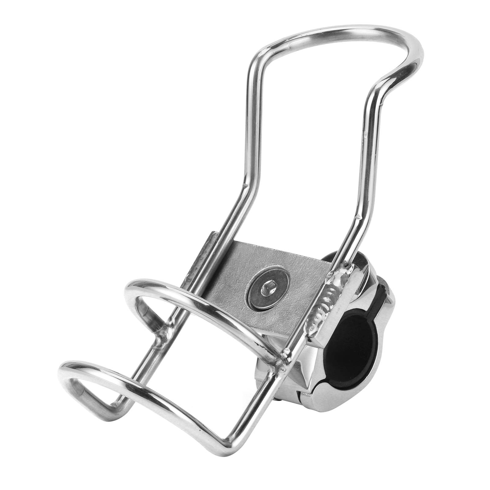 Jelquix Fishing Rod Rack Stainless Steel 360-Degree Adjustable Support for Boat and Kayak Fishing Equipment