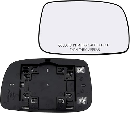 Miniatura 4 de Espejo lateral del pasajero Asamblea de vidrio para Toyota Camry Sedan 2007 2008 2009 2010 2011 2012 Toyota Camry Sedan espejos de puerta derecha