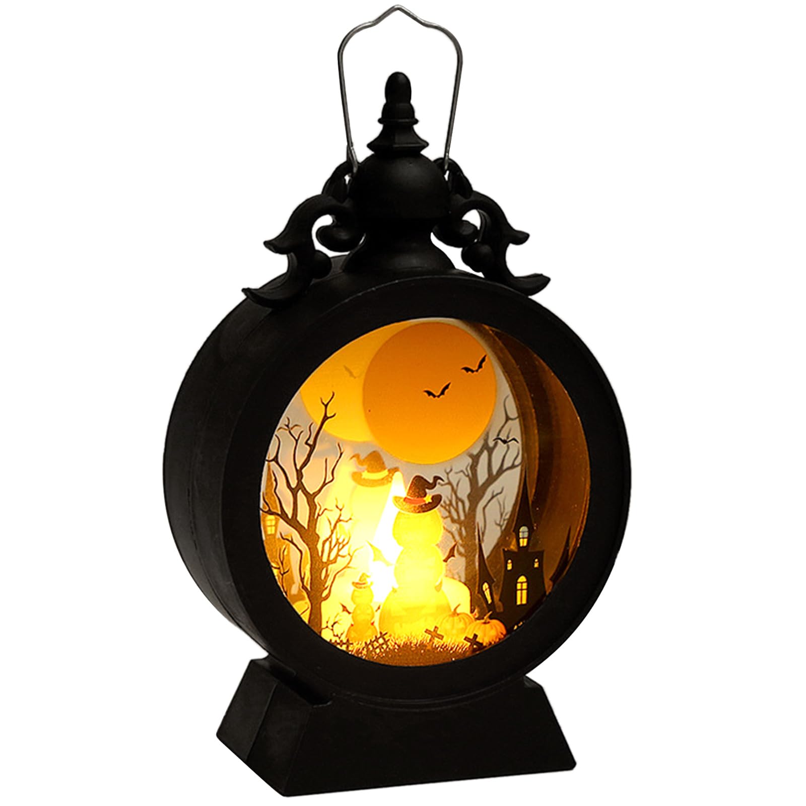 Yhplxyuus Halloween LED Hanging Lights Party Decoration Lights Ornaments Portable Pumpkin Decoration Props Halloween Decorations