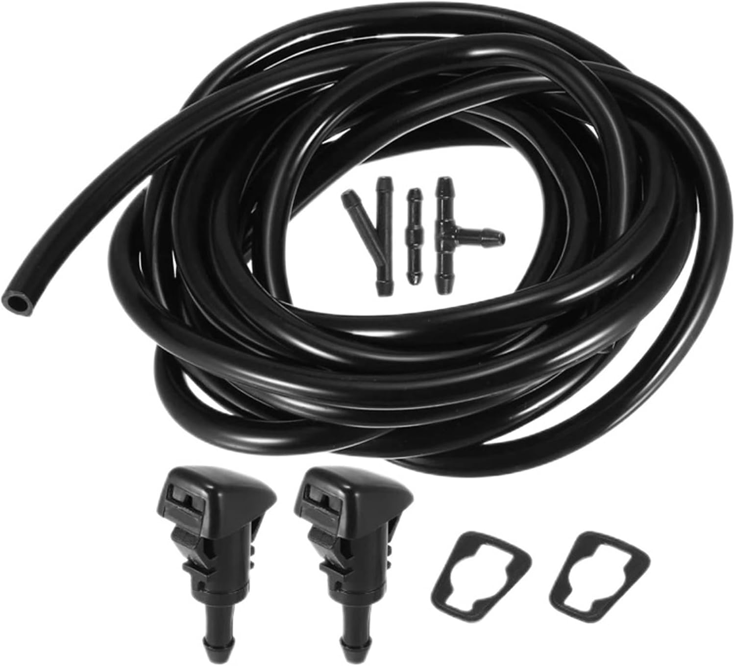 Compatible with Chrysler for Town for Country 2008-2016 Front Windshield Wiper Nozzles Fluid Hose Connectors 5113049AA