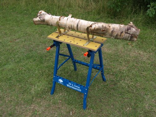 Forest Master Smart Splitter Manual Log Splitter Axe Wedge Maul & Forest Master Log Bench Jaws for Workbench - Image 6