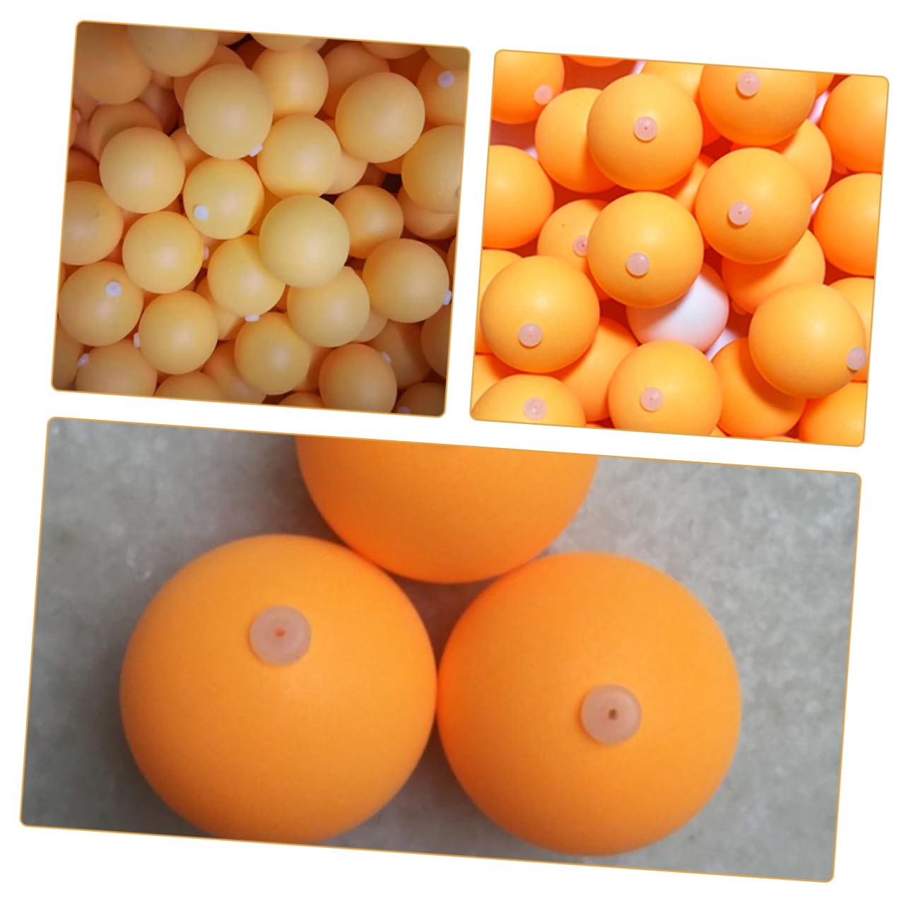 Toddmomy Elastic Soft Table Tennis Balls 100 Pack Blue Pong Balls for Practice Machine Pingpong Improve Your Game