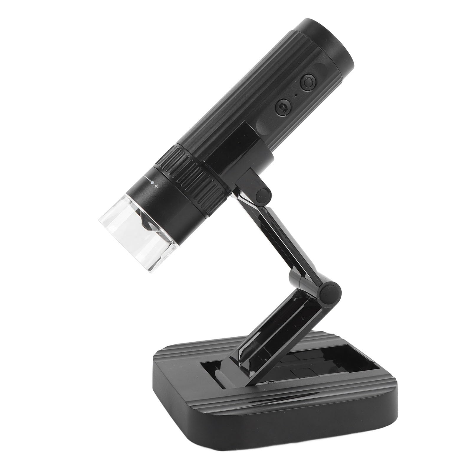 Fabater 1080P-Digitalmikroskop mit Stabilem Ständer und 8 LED-Leuchten für Hobbyisten und Studenten, Kabellos über USB Wiederaufladbar, 50- Bis 1000-fach