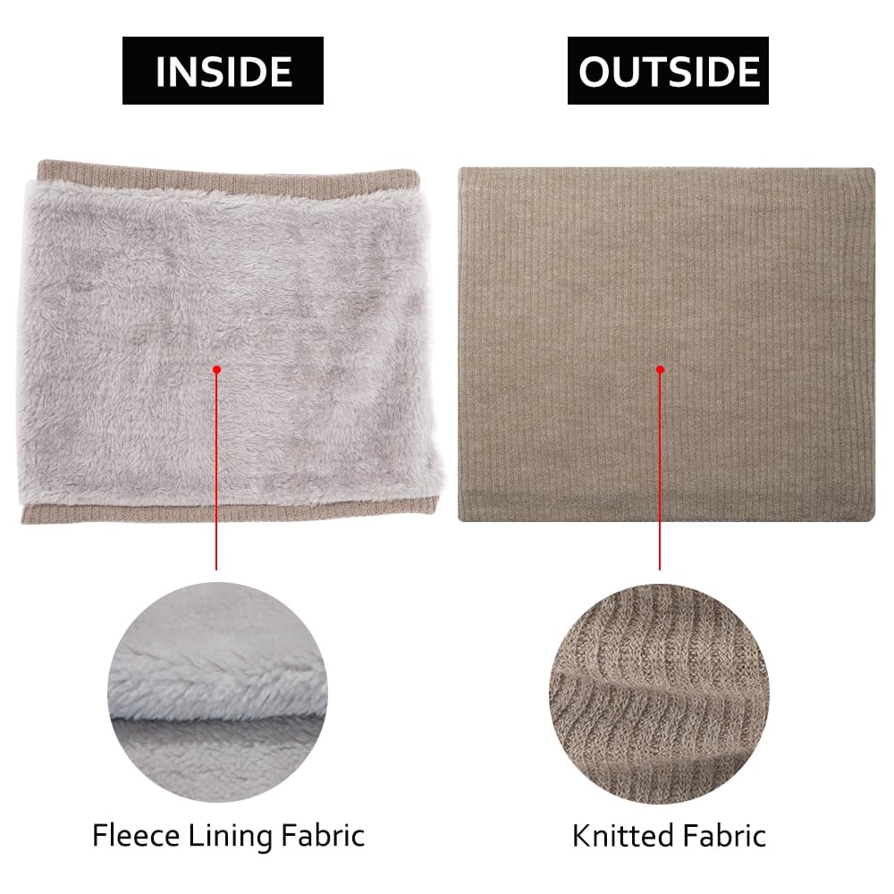 I Kua Fly Invernale Scaldacollo Uomo Donna Caldo Pile Sciarpa Elastico Tubolare Paracollo Termico Sportivo Scaldacollo per Moto Sci Running Ciclismo